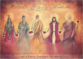 Sin religión, sin fronteras, sin razas Todos somos Uno-maestros espirituales-00